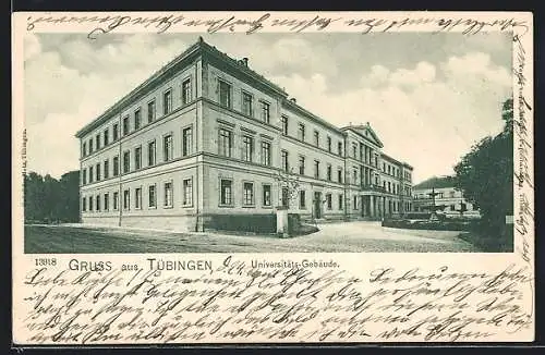 AK Tübingen, Universitätsgebäude von der Seite