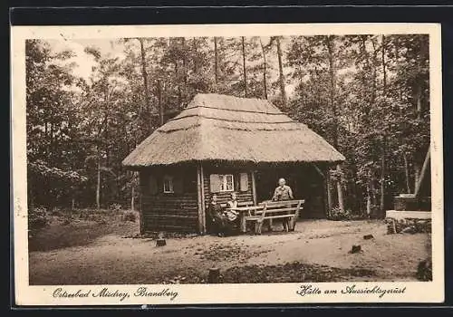 AK Misdroy, Brandberg, Hütte am Aussichtsgerüst