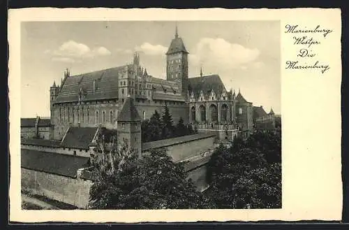 AK Marienburg /Westpr., Die Marienburg