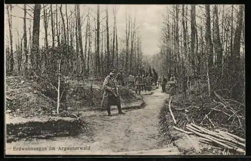 AK Erdwohnungen im Argonnerwald