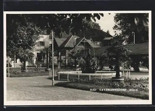 AK Bad Tatzmannsdorf /Bgld, Partie bei der Kurkommission