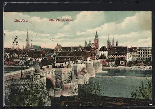 AK Würzburg, Alte Mainbrücke