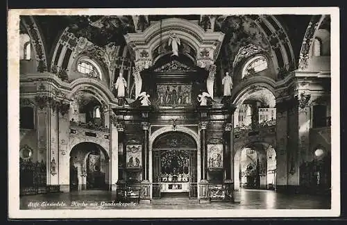 AK Einsiedeln, Stift-Kirche mit Gnadenkapelle