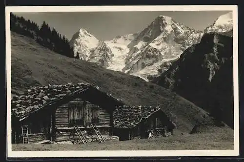 AK Mürren, Blumental, Eiger und Mönch