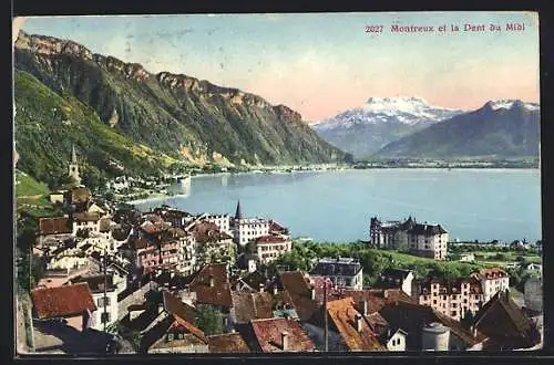 AK Montreux, Montreux et la Dent du Midi