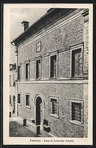 AK Ferrara, Casa di Lodovico Ariosto