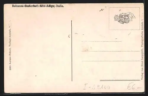 AK Bolzano, Innenansicht des Gasthauses Stallerhof