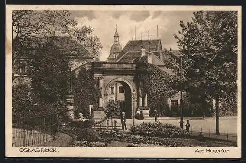 AK Osnabrück, Flaneure am Hegertor