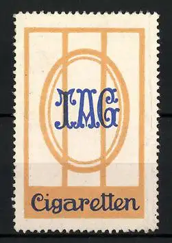 Reklamemarke TAG Cigarette, Ornamente