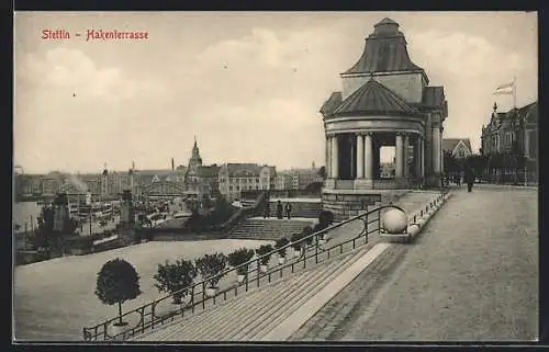 AK Stettin, Hakenterrasse