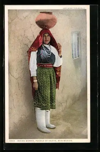 AK Indian Woman, Pueblo of Isleta, New Mexico