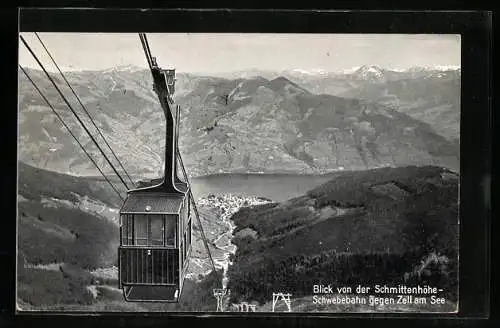 AK Schmittenhöhe, Schwebebahn gegen Zell am See