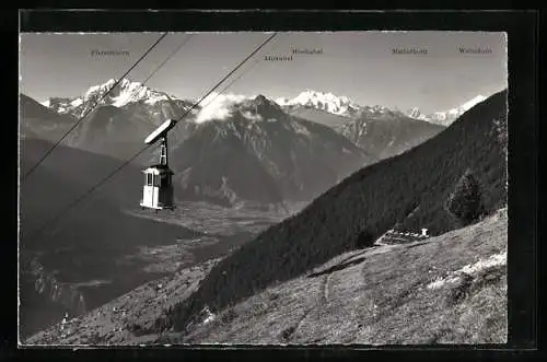 AK Riederalp, Luftseilbahn Mörel-Riederalp im Rhonetal