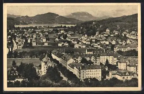 AK Klagenfurt, Teilansicht gegen Wörther See