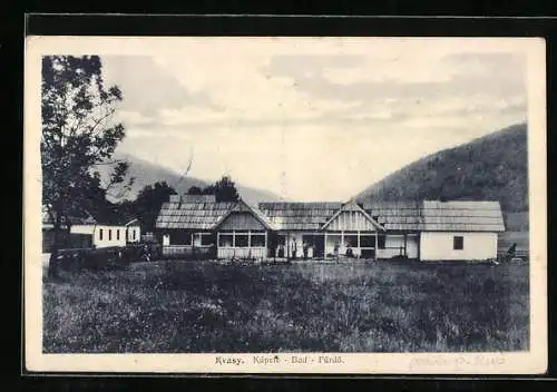 AK Kvasy, Blick auf das Badehaus