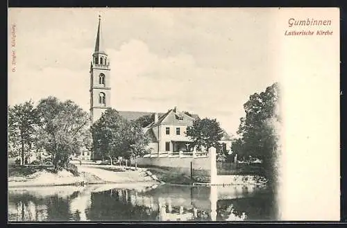 AK Gumbinnen, Lutherische Kirche am Wasser