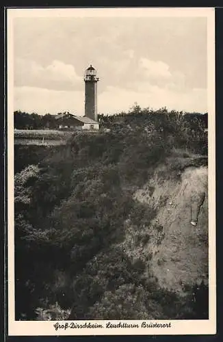 AK Gross-Dirschkeim, Leuchtturm Brüsterort