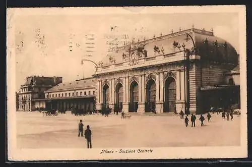 AK Milano, Stazione Centrale, Bahnhof