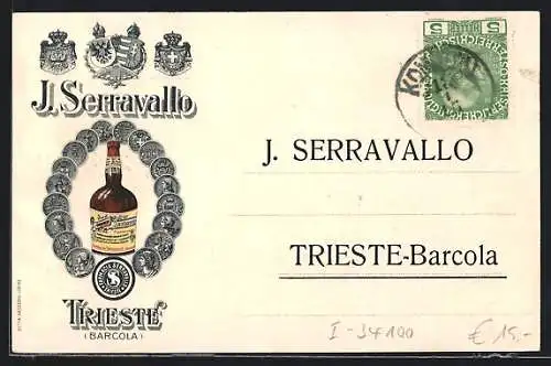 AK Trieste, Wein von J. Serravallo