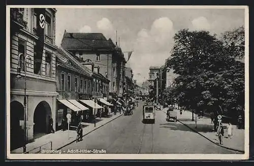 AK Bromberg / Bydgoszcz, Strasse