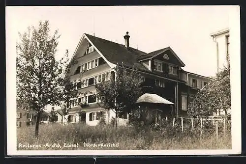 Foto-AK Ebnat-Kappel, Vorderansicht der Rettungs-Arche