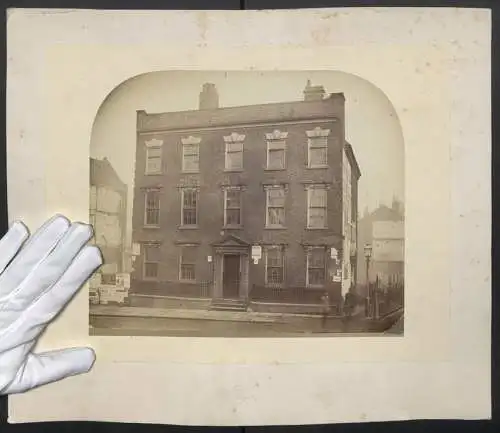 Fotografie Mr. Henry J. Whitlock, Birmingham, Ansicht Birmingham, Haus Newhall Street / Colmore Row