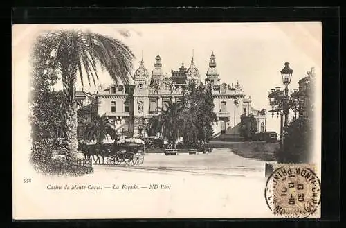 AK Monte Carlo, Casino de Monte-Carlo, La Facade