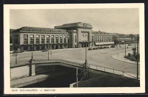 AK Mülhausen, Partie am Bahnhof