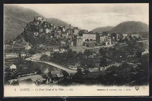 AK Corte, Le Pont Neuf et la Ville