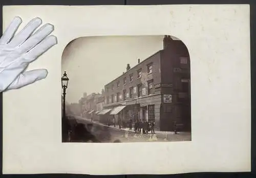 Fotografie H. J. Whitlock, Birmingham, Ansicht Birmingham, Dudley Street with Ale & Porter Store