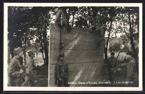 AK Colombier, Place d`Armes, Les obstacles