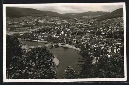 AK Miltenberg a. Main, Stadtansicht aus der Vogelschau