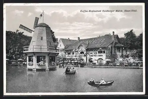 AK Haan / Rhld., Cafe-Restaurant Heidberger Mühle