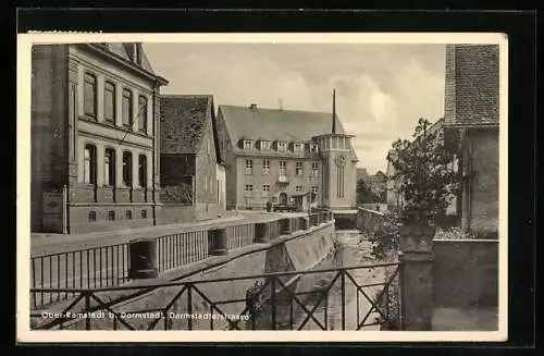 AK Ober-Ramstadt b. Darmstadt, Darmstädterstrasse