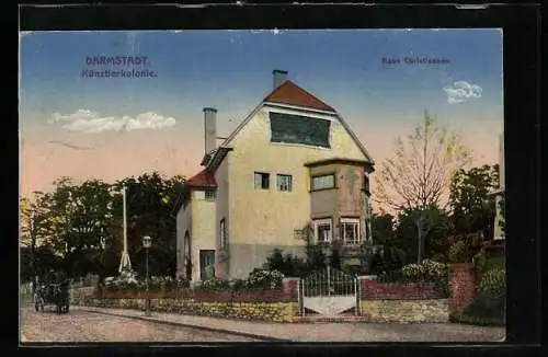 AK Darmstadt, Künstlerkolonie, Haus Christiansen