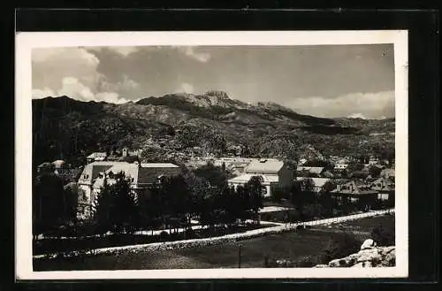 AK Cetinje / Cettigne, Ortsansicht aus der Vogelschau