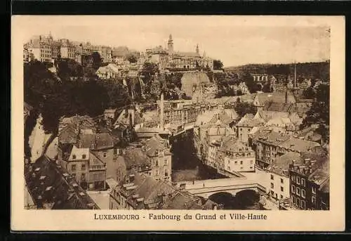 AK Luxembourg, Faubourg du Grund et Ville-Haute