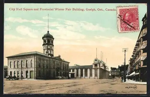 AK Guelph /Ont., City Hall Square and Provincial Winter Fair Building
