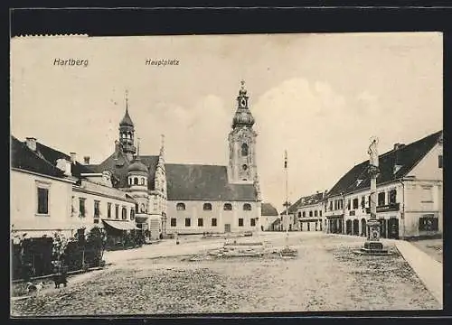 AK Hartberg, Die Kirche am Hauptplatz