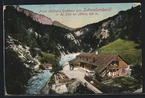 AK Aflenz, Fölz, Gasthaus zum Schwabenbartl von Franz Jemmel