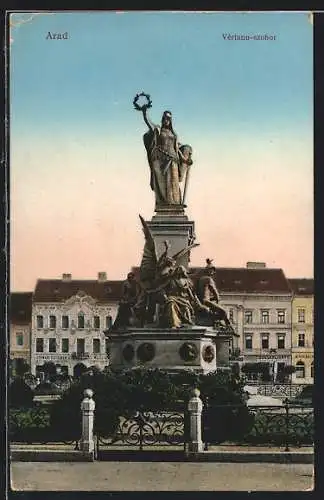 AK Arad, a vértanu szobor, Denkmal