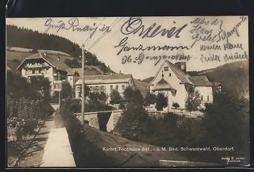 AK Todtmoos, die Kirche im Oberdorf