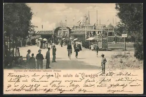 AK Viareggio, Ingresso allo Stabilimento balneario Nettuno