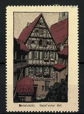 Reklamemarke Dinkelsbühl, Hezel'scher Hof