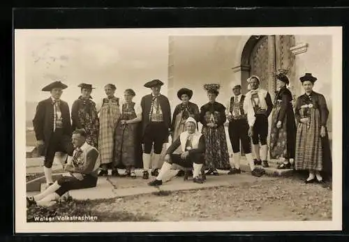 AK Vorarlberg, Walser Volkstrachten