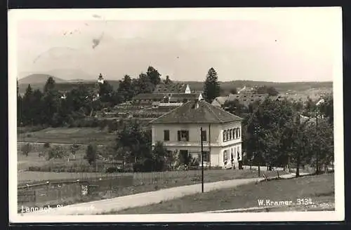 AK Lannach /Steiermark, Ortspartie mit Pension