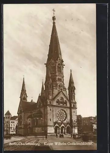 AK Berlin-Charlottenburg, Kaiser Wilhelm-Gedächtniskirche