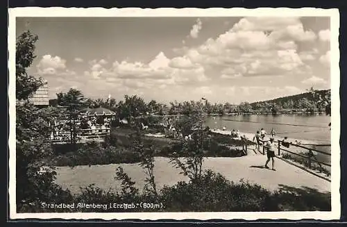 AK Altenberg / Erzgebirge, Partie am Strandbad