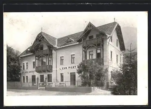 AK Unterbergen, Josef Janz Gasthof Zur Post