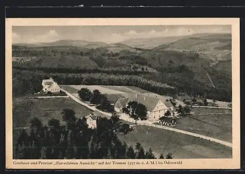 AK Grasellenbach-Tromm, Gasthaus und Pension Zur schönen Aussicht